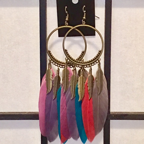 Jewelry - Colorful Dreamcatcher Earrings